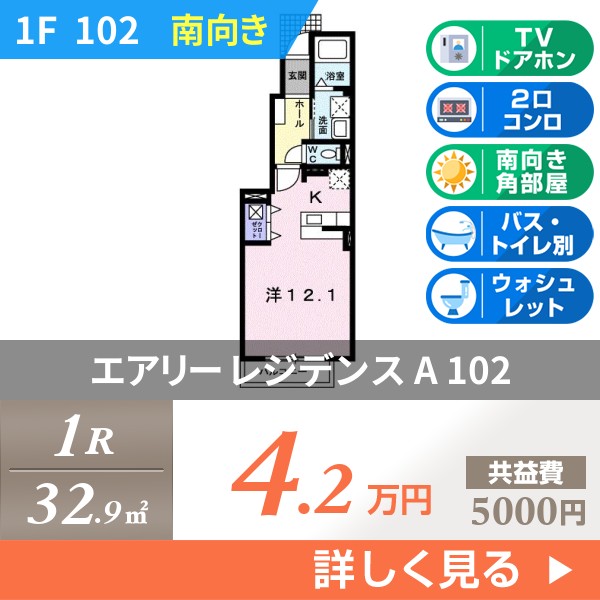 エアリー レジデンス A 102