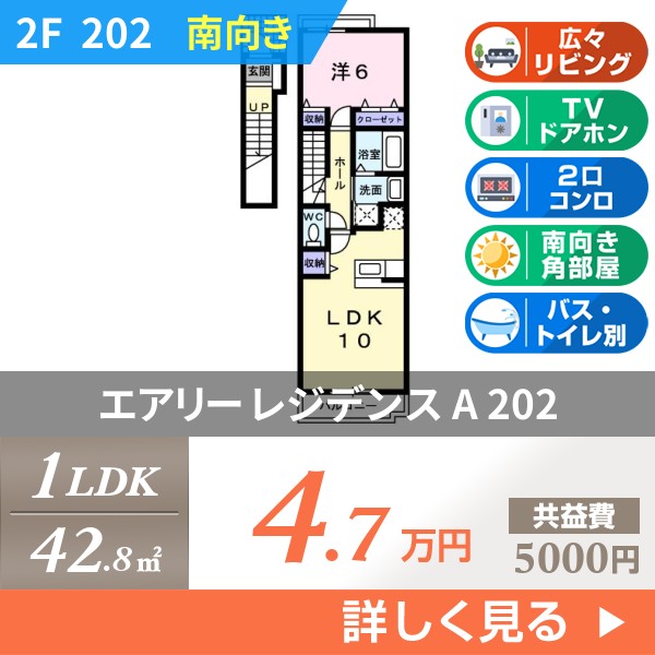 エアリー レジデンス A 202