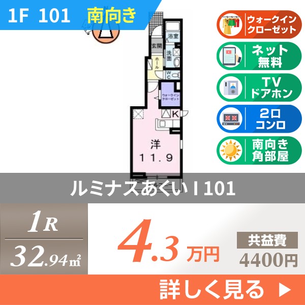 ルミナスあくい I 101