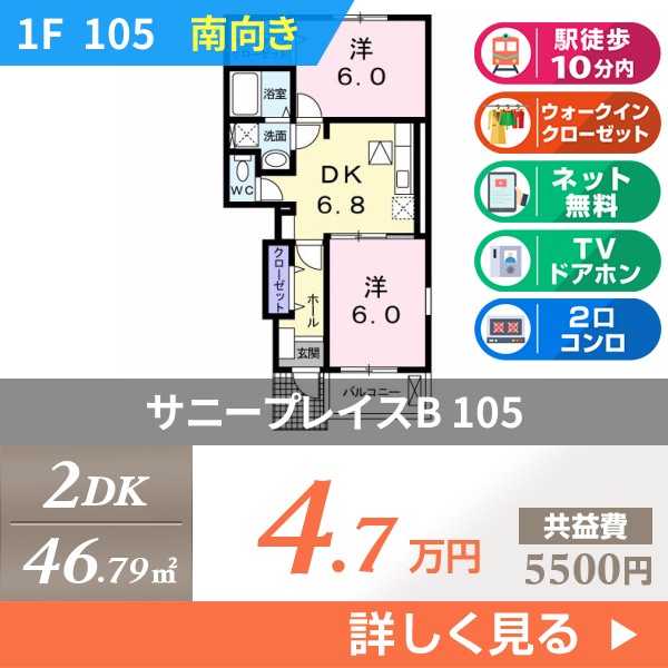 サニープレイスB 105