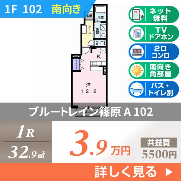 ブルートレイン篠原 A 102