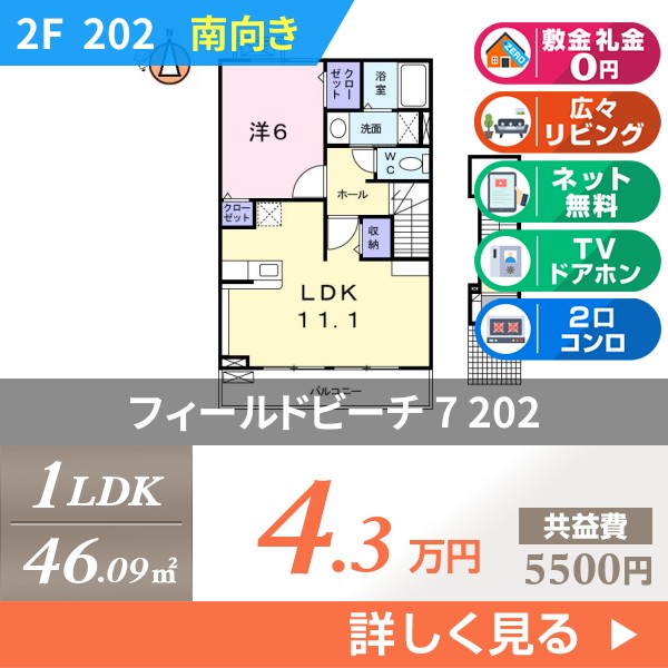 フィールドビーチ 7 202