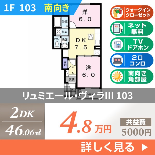 リュミエール・ヴィラIII 103