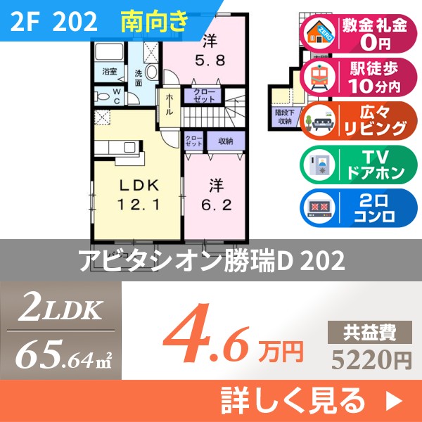 アビタシオン勝瑞D 202