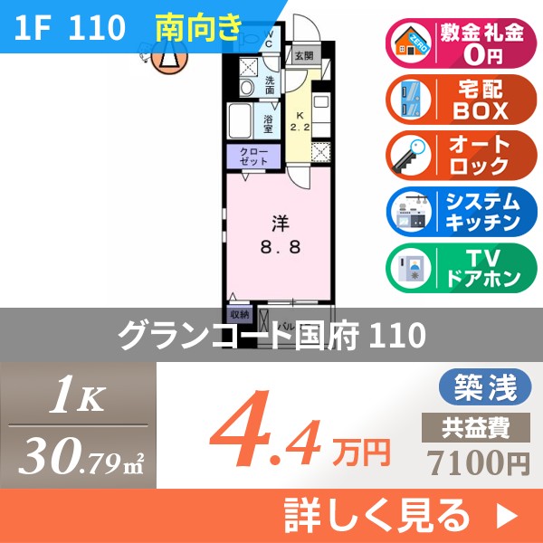 グランコート国府 110