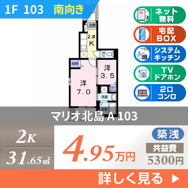 マリオ北島 A 103