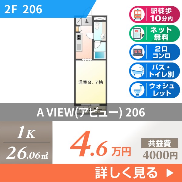 A VIEW(アビュー) 206