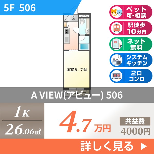 A VIEW(アビュー) 506