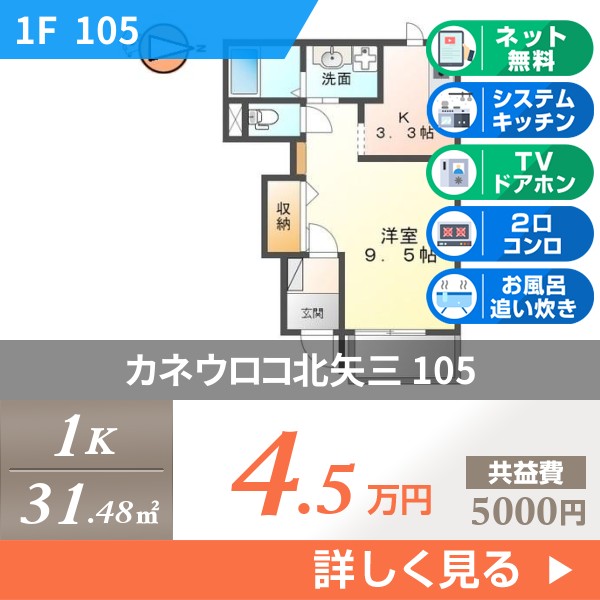 カネウロコ北矢三 105