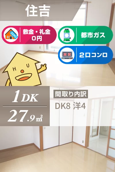 キャンパスハイツ輝 207のお部屋の特徴